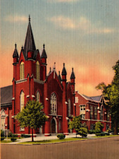 Columbia South Carolina SC Washington St. Methodist Church VINTAGE Postcard picture