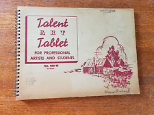 Vintage Talent Art Tablet Sketchbook Notebook, No. 486-W, 26 Empty Sheets picture