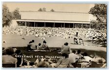 1961 Greetings From Tanglewood Lenox Massachusetts MA RPPC Photo Posted Postcard picture