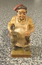 W. u. M. Heinzeller Hand Carved Wooden German Innkeeper-Made in Germany picture