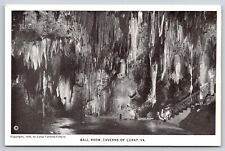 The Ball Room at Caverns of Luray Virginia VA Postcard Black and White picture