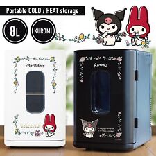 Sanrio Kuromi Portable Cold Heat Storage Cooler Warmer Box Handle Black 8L New picture