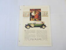 1927 1928 ? Packard Sedan Original Dealer Only Ad Proof - Vintage Advertising  picture