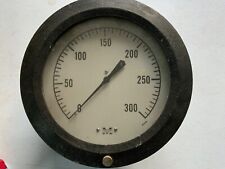 Vintage Large 10 Inch Pressure Gauge, Railroad, Nautical, Industrial  nice  picture