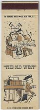 Old West Series Stag Coach Manumark 1962 -63 FS Empty Matchcover picture