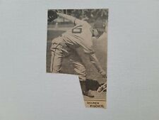 Rube Fischer 1941 Giants Baseball Player Panel RARE Rookie picture