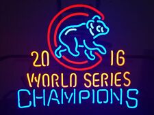 New Chicago Cubs 2016 World Series Champions Neon Light Sign 20