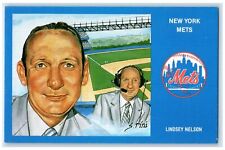 1969 New York Mets Lindsey Nelson Baseball Sports S. Tini Vintage Postcard picture