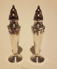 Vintage Masco 680 Silver Plated Salt & Pepper Shakers picture