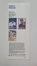 Hensley Meulens & Gary Mielke 1991 Baseball Publication International picture