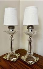 Matching Vintage Crystal Table Lamps Small picture
