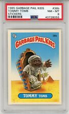 1985 Topps OS1 Garbage Pail Kids Series 1 TOMMY TOMB 36b Matte Card PSA 8 picture