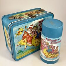 Vintage Walt Disney Bedknobs and Broomsticks Metal Aladdin Lunchbox and Thermos picture