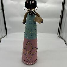 NDEBELE BEADED CEREMONIAL DOLL 18-1/2”Tall BEAUTIFULLY HANDMADE South Africa Art picture