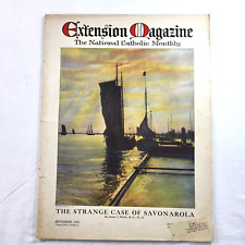 1929 National Catholic Monthly Extension Magazine - September Issue picture
