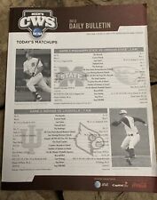 College World Series 2013 Day One Daily Bulletin.  picture