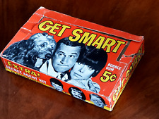 1966 Topps Get Smart Cards Empty 5 Cent Wax Pack Display Box picture