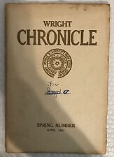 Wright Chronicle-By Students of Sophie B. Wright H.S.-New Orleans,LA.April 1937 picture