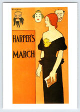 March 1896 Harper's Magazine Edward Penfield Reprint Postcard BRL18 picture