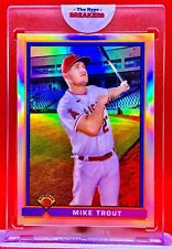 MIKE TROUT - HOLO REFRACTOR - 2021 Topps Bowman Chrome 30TH SP - Angels 🇺🇸 picture