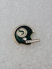 Saskatchewan Roughriders Football Helmet Vintage Lapel Pin Enamel Green Single picture