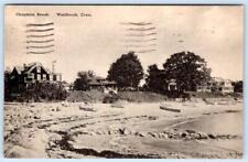 1942 CHAPMAN BEACH*WESTBROOK CONNECTICUT*CT*W J NEIDLINGER VINTAGE POSTCARD picture