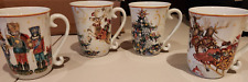 Williams Sonoma Twas the Night Before Christmas Set of 4 Assorted Mugs picture