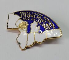 1983 Great Lakes Regional Stevens Point Enamel Pin picture