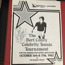 Bert Convy Celebrity Tennis Tournament 1982 Chad Everett, B. Kopell Signatures picture
