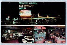 Ventura California CA Postcard Bill Long Ralph Smith Wagon Wheel Restaurant 1960 picture