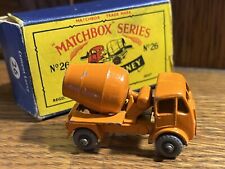 Excellent matchbox lesney  series 26 CEMENT LORRY in original Box picture