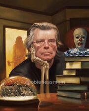 8x10 STEPHEN KING GLOSSY PHOTO author photograph picture print pennywise IT picture