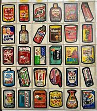 1974 Wacky Packages Stickers Series 8 Tan Back Complete Card Set 30/30 Topps picture