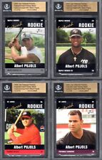 2004 JUST FEATURED PREVIEW GLOSSY BLACK #AP1-5 ALBERT PUJOLS RC SET /50  picture
