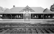 Wellesley Massachusetts MA Railroad Train Station Depot Reprint Postcard picture