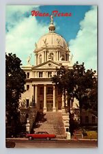 Waco TX-Texas, McLennan County Courthouse, Antique, Vintage Souvenir Postcard picture
