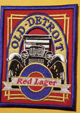 Old Detroit Red Lager Embroidered Patch * approx. 2.75x3.5
