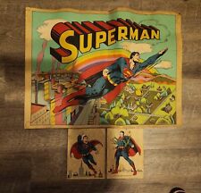 Vintage 1976 National Periodicals Publications Superman Fabric Poster Very Rare picture