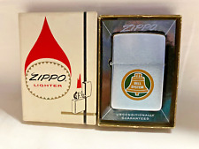 Old Vintage Unfired BELL SYSTEM Advertising 1967 Two Sided Zippo Lighter  & Box picture