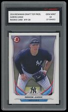 AARON JUDGE 2014 BOWMAN DRAFT PROSPECTS Topps 1ST GRADED 10 ROOKIE CARD YANKEES picture