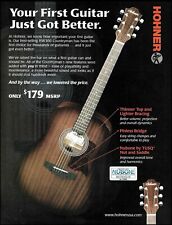 Hohner HW300 Countryman 2005 acoustic guitar advertisement 8 x 11 ad print picture