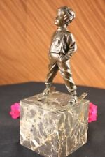 Olympic medalists in freestyle skiing Child Children Bronze Sculpture Decor Gift picture