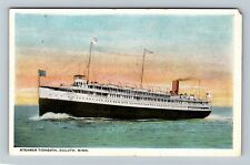 Steamer Ship Tionesta, Duluth Minnesota, Vintage Postcard picture