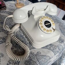 Vintage Grand Phone Telephone Ivory White picture