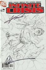 INFINITE CRISIS #5 - 2ND PRINT - SIGNED BY GEORGE PEREZ & PHIL JIMENEZ - COA picture