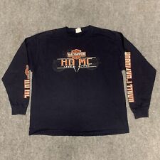 Harley Davidson San Diego Long Sleeve T Shirt Mens Size XL In Navy Blue Graphic picture