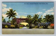 Coral Gables FL-Florida, Granada Entrance, Antique Vintage Souvenir Postcard picture