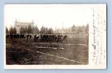 RPPC 1906. RED PERET MAKING A RUN. COLLEGE FOOTBALL. SALEM VS EUGENE. OREGON L28 picture