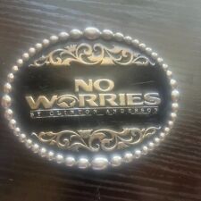 Montana Silversmiths by Clinton Anderson belt buckle No worries picture
