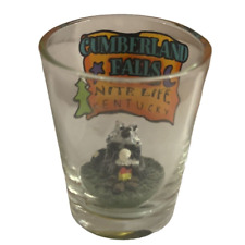 Cumberland Falls Kentucky Shot Glass W/ An Unknown Animal Roasting A Marshmallow picture
